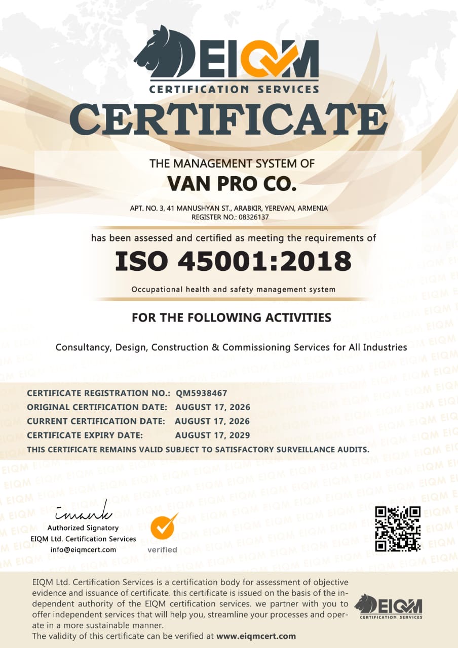 ISO 45001:2018 Occupational Health & Safety