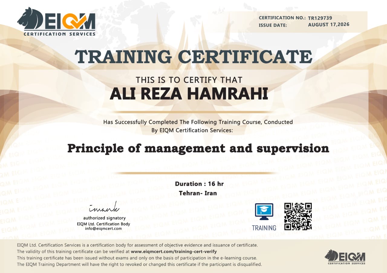 Management & Supervision